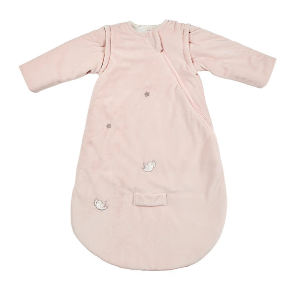 Nattou gigoteuse 70 cm en velours rose avec manches amovibles TOG2.5 Fanfan 759311