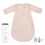 Nattou gigoteuse 70 cm en velours rose avec manches amovibles TOG2.5 Fanfan 759311