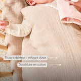 Nattou gigoteuse 70 cm en coton tétra sable TOG2 759328