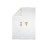 Nattou couverture berceau 75x100 cm velours blanc Fanfan 759403