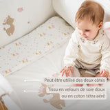 Nattou couverture berceau 75x100 cm velours blanc Fanfan 759403