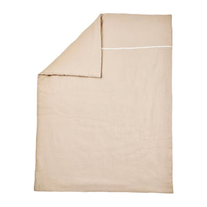 Nattou couverture bébé 75x100 cm coton tétra sable Fanfan 759410