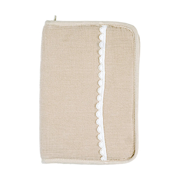 Nattou protège carnet de santé beige Fanfan 759427