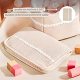 Nattou protège carnet de santé beige Fanfan 759427
