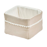Nattou panier de rangement beige Fanfan 759434