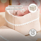 Nattou panier de rangement beige Fanfan 759434