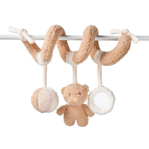 Nattou spirale d'activités teddy caramel écru 856263
