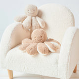 Nattou peluche pieuvre teddy caramel 856294