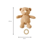 Nattou peluche musicale bébé ours 25cm Teddy beige 856379