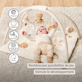 Nattou tapis d'éveil rectangulaire avec arches Teddy écru 856393