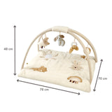 Nattou tapis d'éveil rectangulaire avec arches Teddy écru 856393