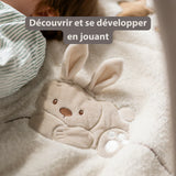 Nattou tapis d'éveil rectangulaire avec arches Teddy écru 856393