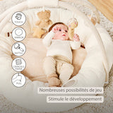 Nattou tapis d'éveil ours Teddy écru avec arches 856409