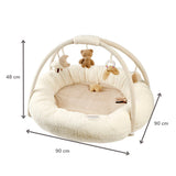 Nattou tapis d'éveil ours Teddy écru avec arches 856409