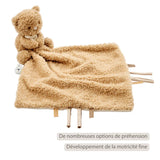 Nattou doudou bébé ours beige 856423