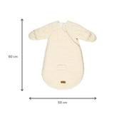Nattou gigoteuse 60cm avec moufles écru Teddy 856508