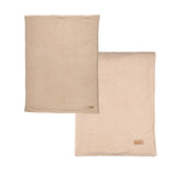 Nattou couverture bébé double face 75x100cm beige Teddy 856553