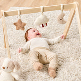 Nattou arche en bois avec jouets en teddy 856584