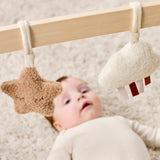 Nattou arche en bois avec jouets en teddy 856584