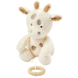 Nattou peluche musicale bébé girafe 25cm Teddy écru 856591