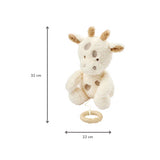Nattou peluche musicale bébé girafe 25cm Teddy écru 856591