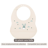Nattou bavoir en silicone sable 873048