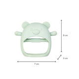 Nattou moufle de dentition silicone vert 873130