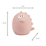 Nattou veilleuse bébé Dino 12 cm rose 873154