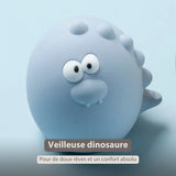 Nattou veilleuse bébé Dino 12 cm Bleu 873161