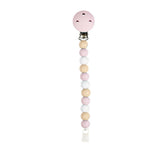 Nattou attache-sucette silicone multi rose 873208