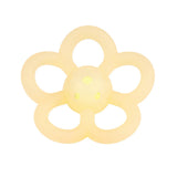 Nattou hochet en silicone fleur 10 cm jaune 873246