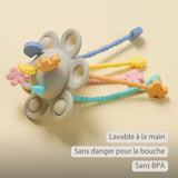 Nattou jouet montessori pour bébé en silicone 20cm multicolore 873253