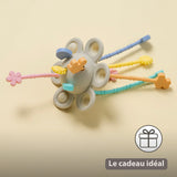 Nattou jouet montessori pour bébé en silicone 20cm multicolore 873253