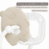 Nattou anneau de dentition avec élément réfrigérant argile 873468