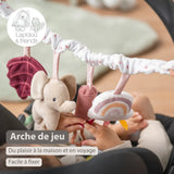 Nattou chaine d’activités Lapidou rose poudré 873505