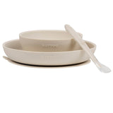 Nattou set repas silicone 3 pièces argile 874496