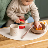 Nattou set repas enfant silicone 4 pièces nature 874533