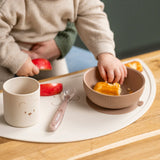Nattou set repas enfant silicone 4 pièces nature 874533