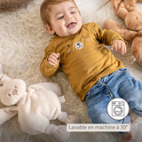 Nattou Lapidou peluche douce lapin sable 874618