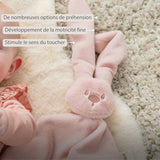 Nattou Lapidou maxi doudou doux rose poudré 874809