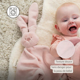 Nattou Lapidou maxi doudou doux rose poudré 874809
