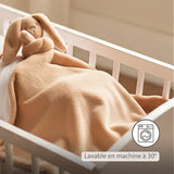Nattou doudou couverture Lapidou doux beige chaud 874861