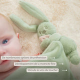 Nattou doudou couverture Lapidou doux vert tilleul 874878