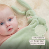 Nattou doudou couverture Lapidou doux vert tilleul 874878