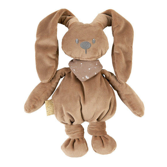 Nattou peluche Lapidou moka avec bandana imprimé 875714