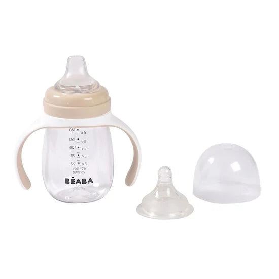 Beaba biberon d'apprentissage 2en1 argile 913631