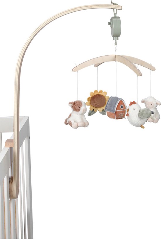 Little Dutch Mobile musical en bois Little Farm LD8818