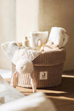 Jollein panier de rangement 14x18 cm Cloudy Rib milky coffee 580-001-68118