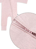 Lilulila Pyjama zippé côtelé en Bambou Pink
