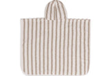 Jollein poncho de bain stripe éponge olive green 533-550-67058